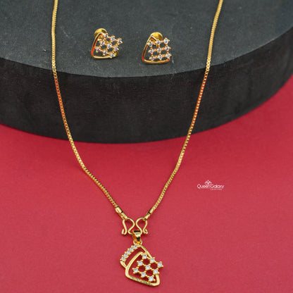 Goldplated AD Stone Combo Set