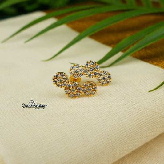 Goldplated Ad Stone Stud