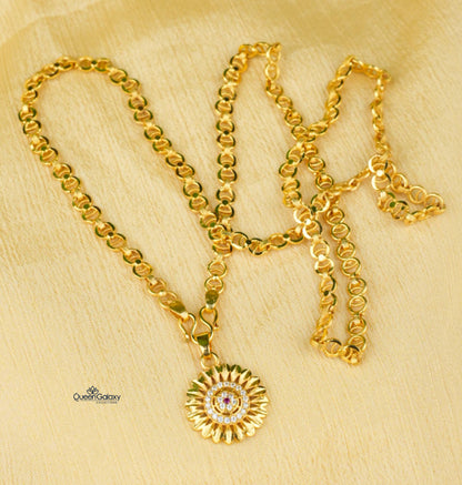 Goldplated Chain With Pendant