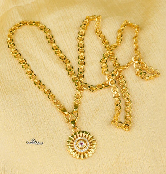 Goldplated Chain With Pendant