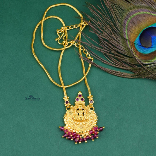 Goldplated Lakshmi Devi Necklace
