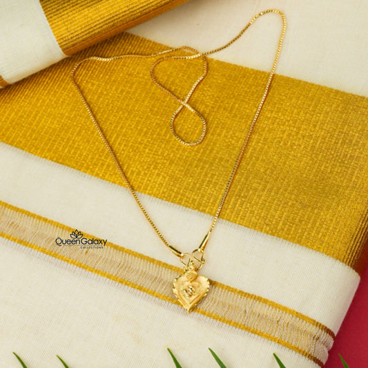 Gold plated Chain With Thali