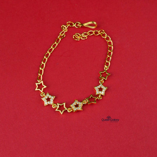 Goldplated AD Stone Bracelet