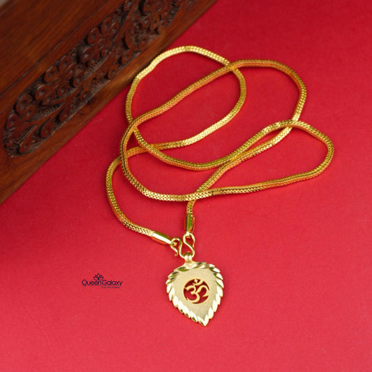 Goldplated Chain With Thali