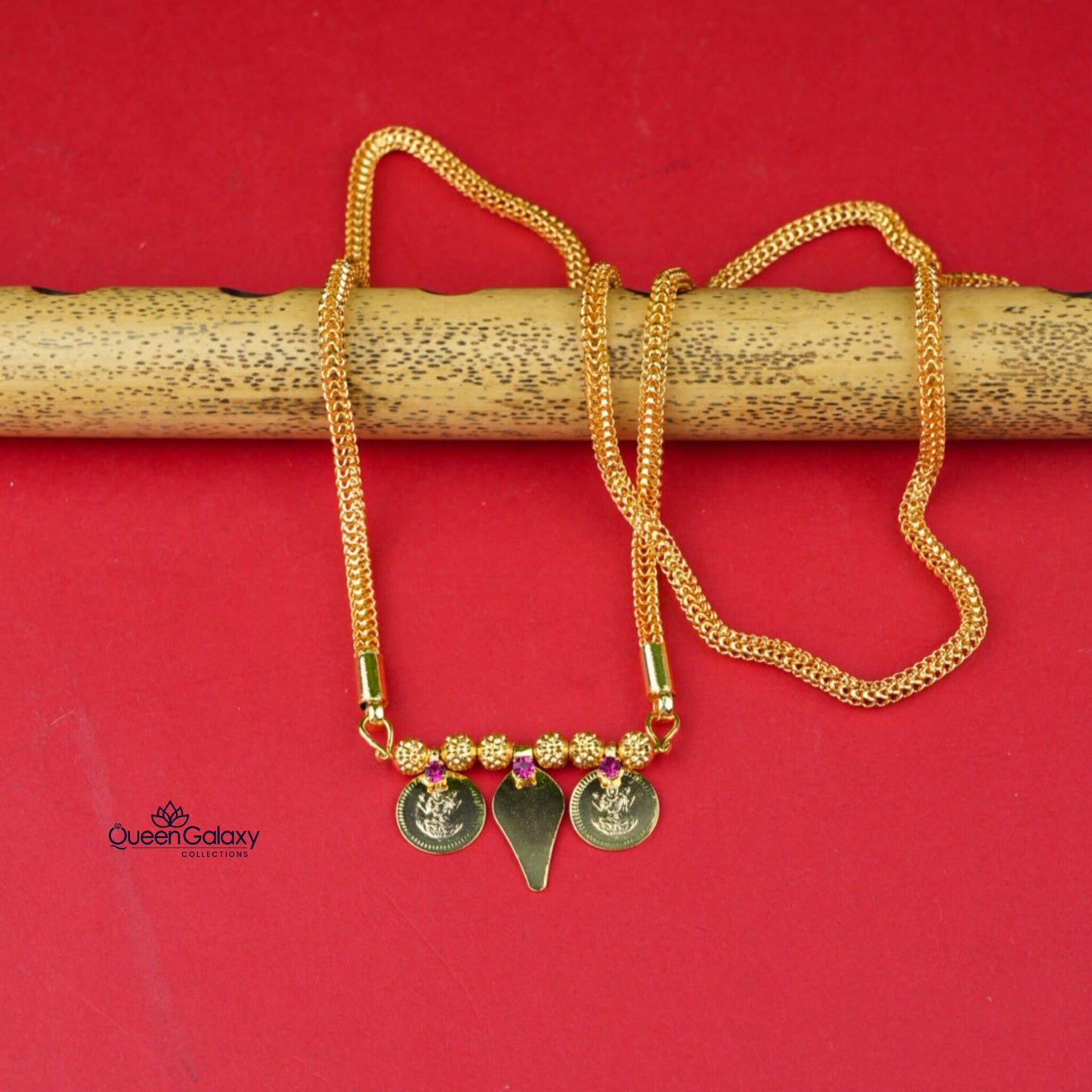 Goldplated Chain With Thali