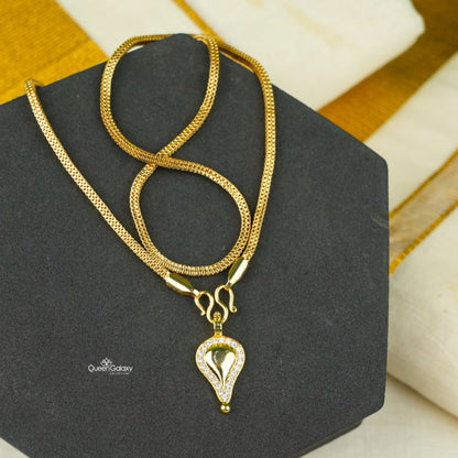 Goldplated Chain With Thali