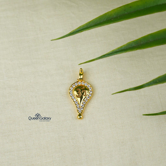 Goldplated AD Stone Thali