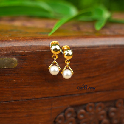 Goldplated Pearl Earrings