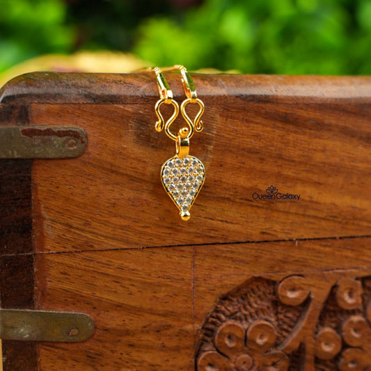 Goldplated AD Stone  Thali