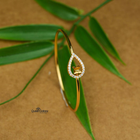 Goldplated Lock Bangle