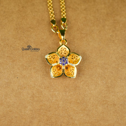 Goldplated AD Stone Pendant