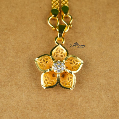 Goldplated AD Stone Pendant