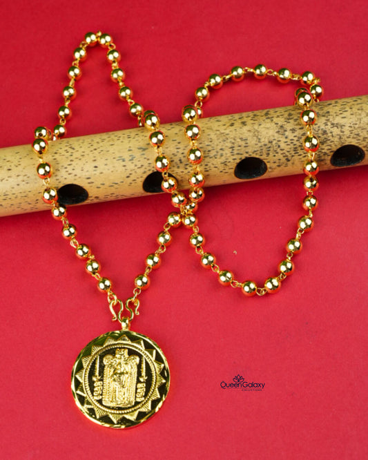 Goldplated Manimala With Pendant