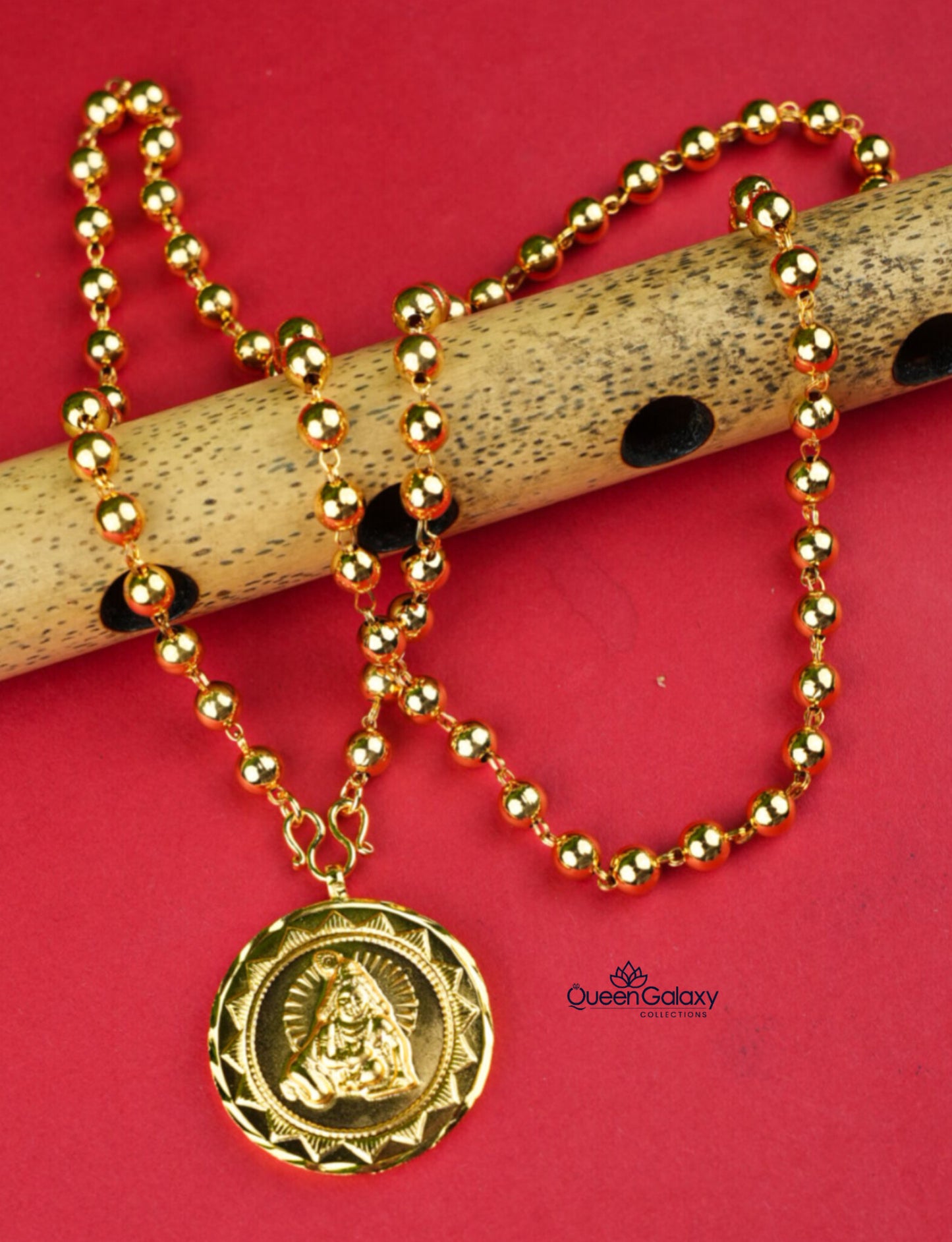 Goldplated Manimala With Pendant