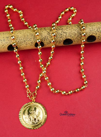 Goldplated Manimala With Pendant