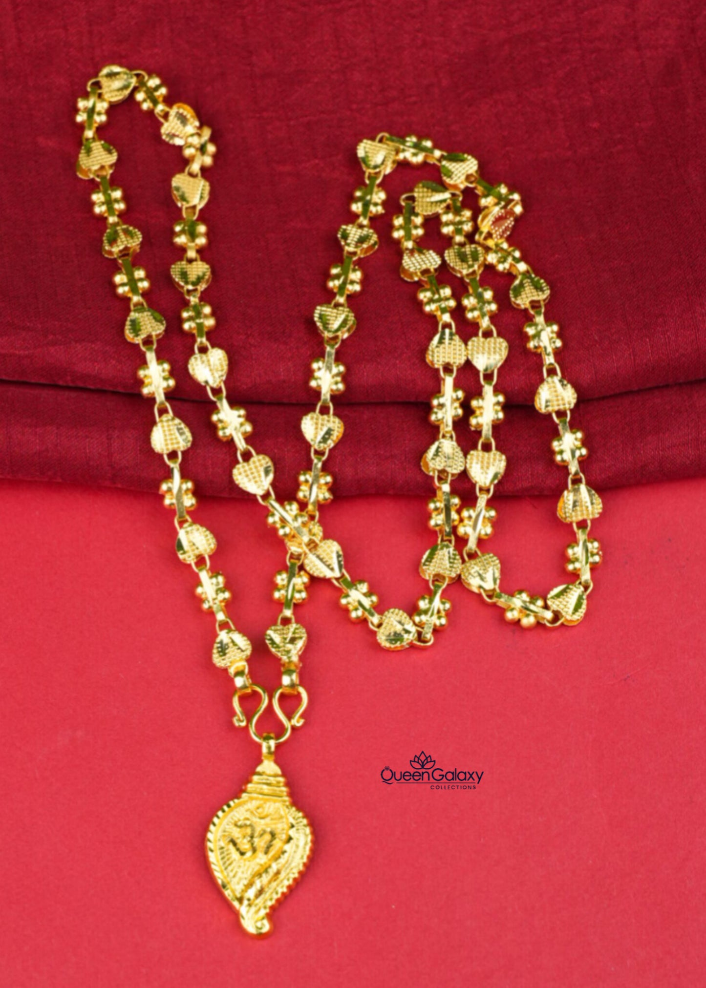 Goldplated Chain With Thali