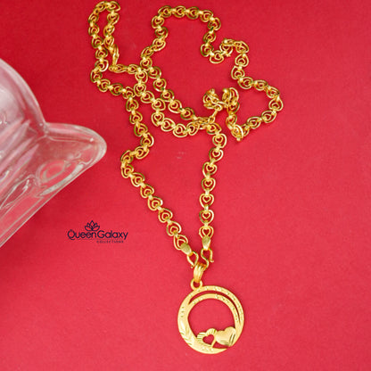 Goldplated Chain With Pendant