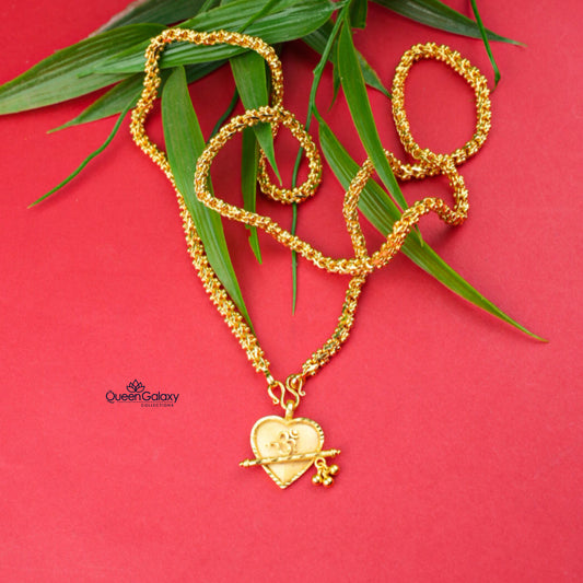 Goldplated  Chain With Thali