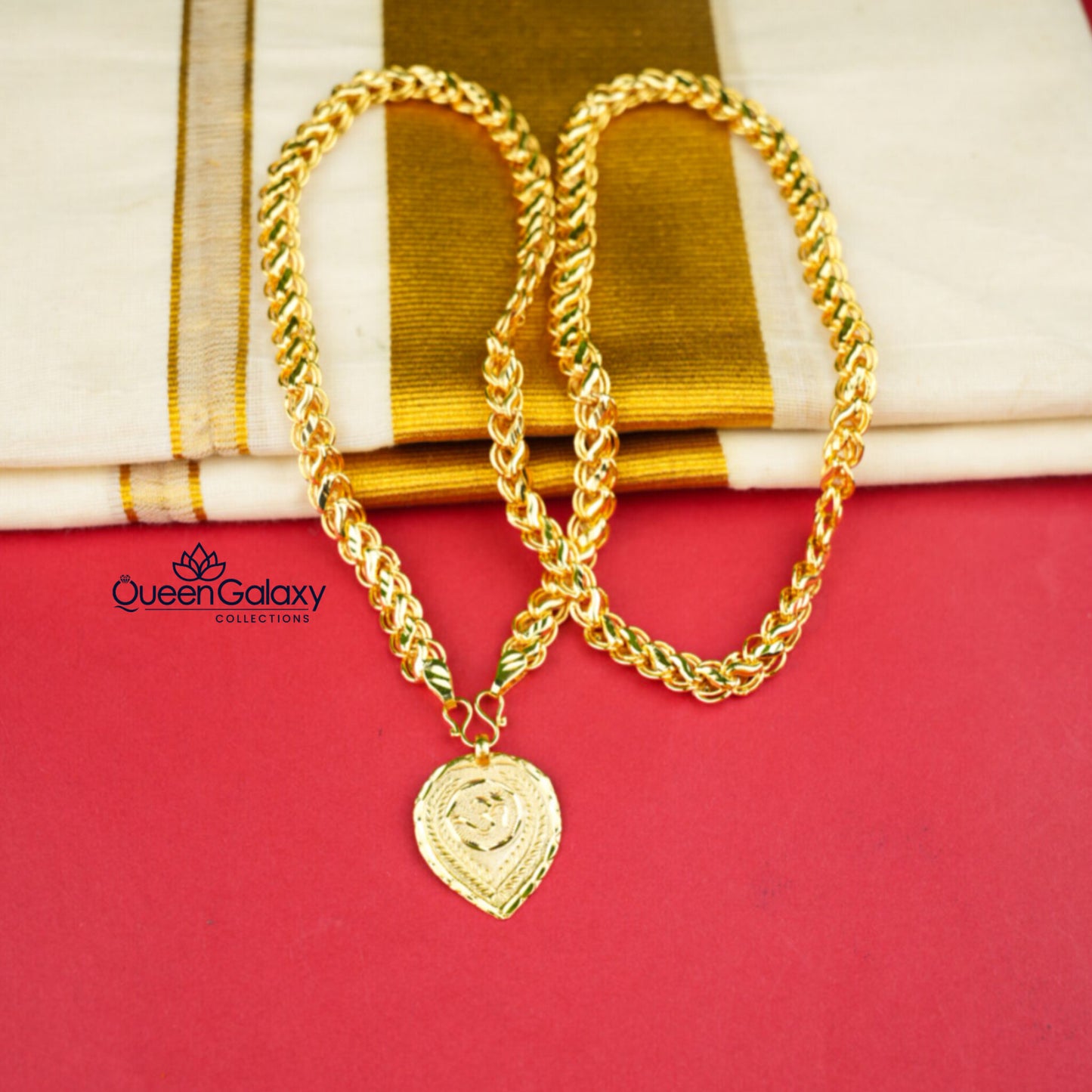 Goldplated Chain With Thali