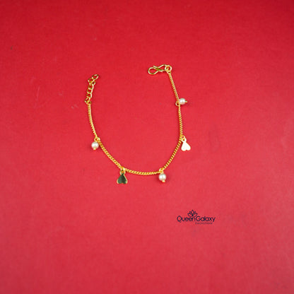 Goldplated Pearl Bracelet