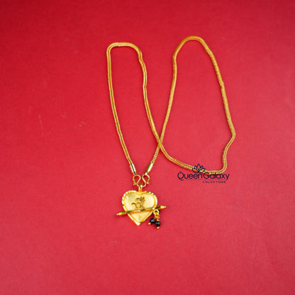 Goldplated Chain With Thali