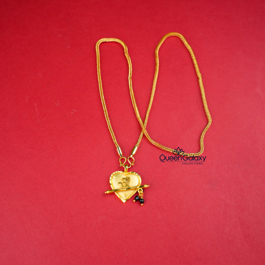 Goldplated Chain With Thali