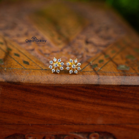 Goldplated AD Stone Stud