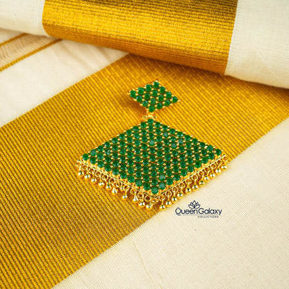 Goldplated AD Stone Necklace