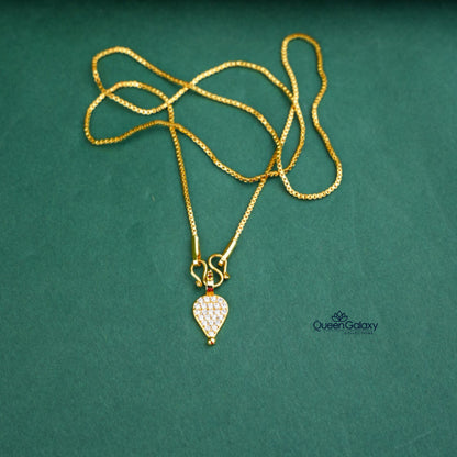 Goldplated Chain With Thali
