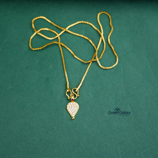 Goldplated Chain With Thali