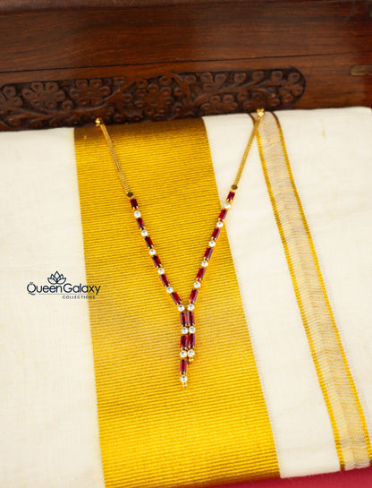 Goldplated AD Stone Neckalce