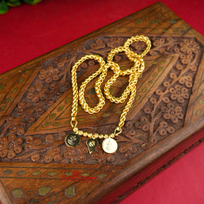 Goldplated Chain With Thali