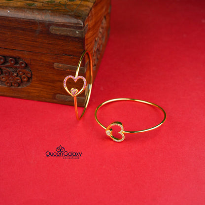 Goldplated Lock Bangle