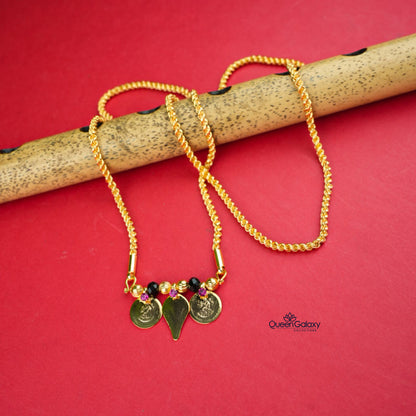 Goldplayted Chain With Thali
