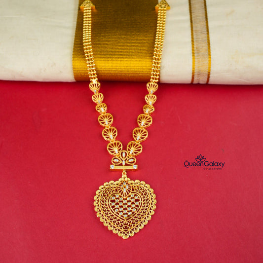 Goldplated AD Stone Necklace