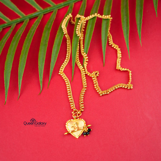 Goldplated Chain With Thali
