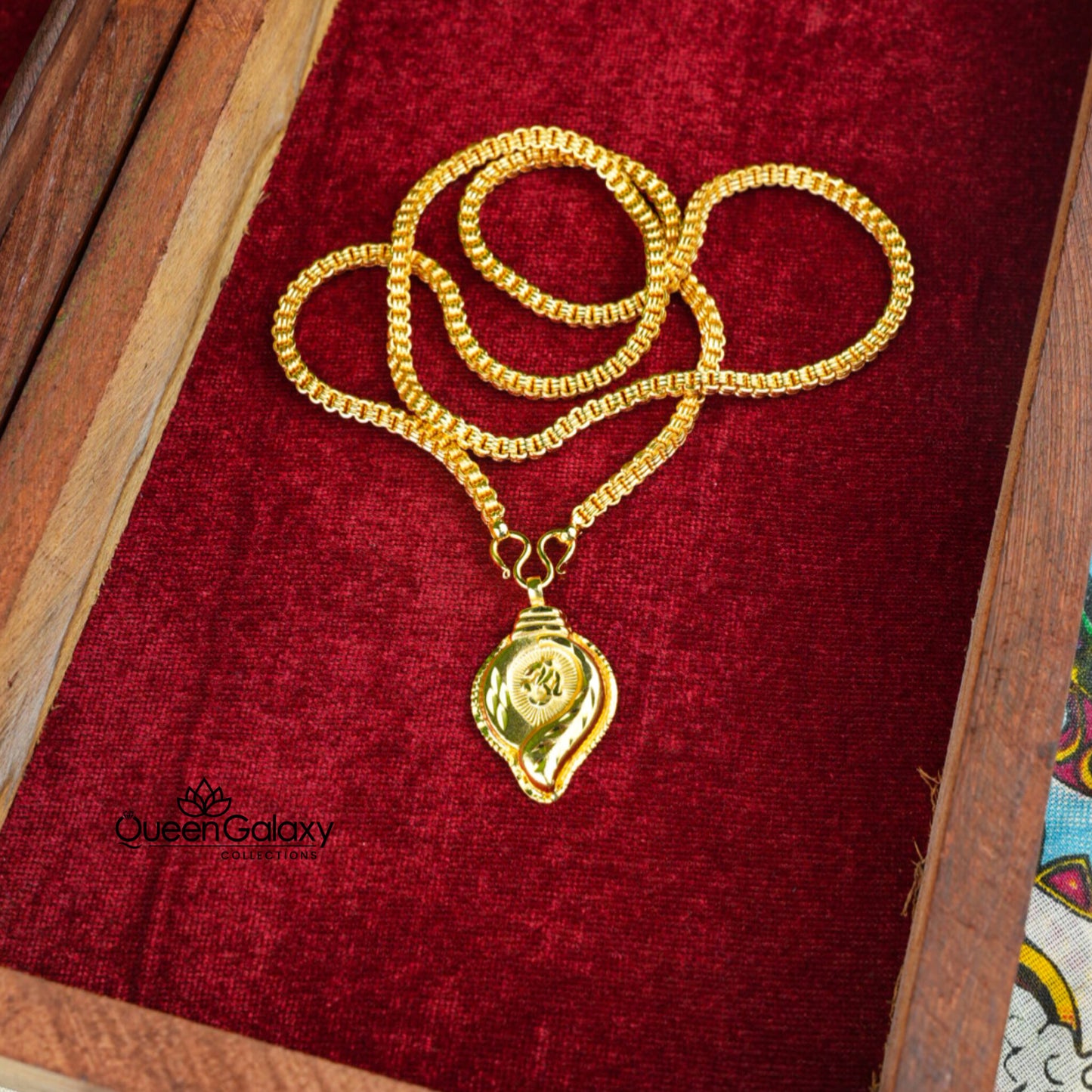 Goldplated Savitham Chain With Thali