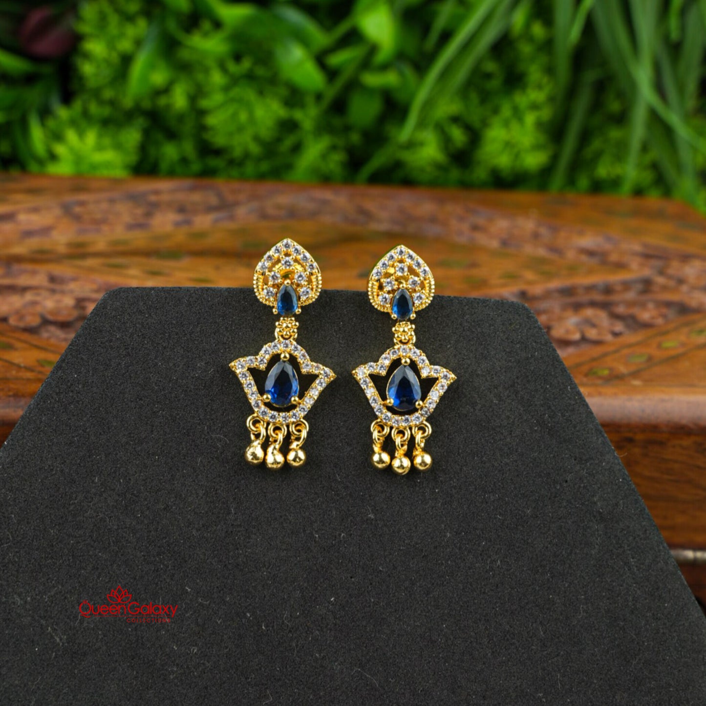 Goldplated AD Stone Earrings