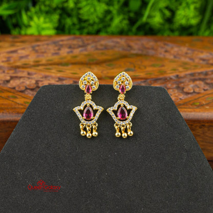 Goldplated AD Stone Earrings