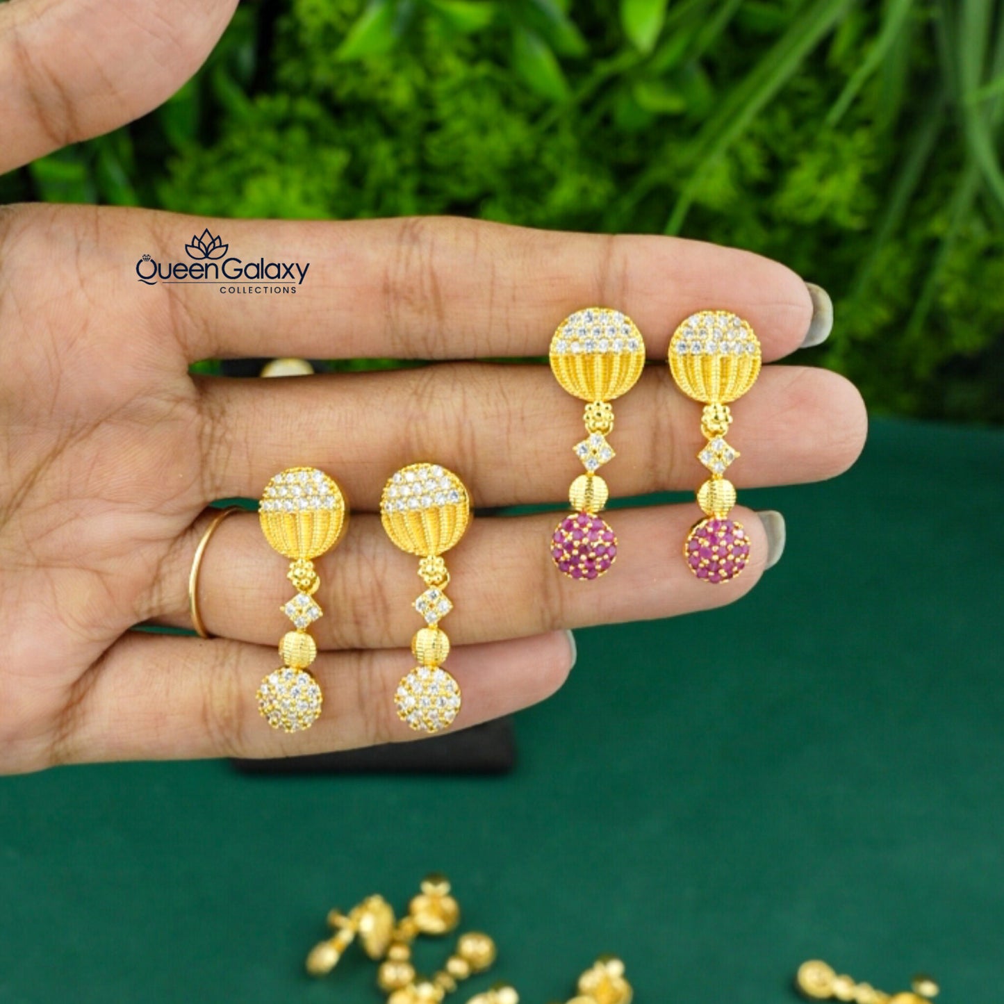 Goldplated AD Earrings