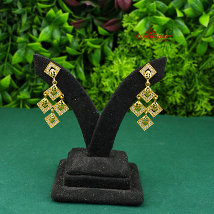 Goldplated AD Stone Earrings