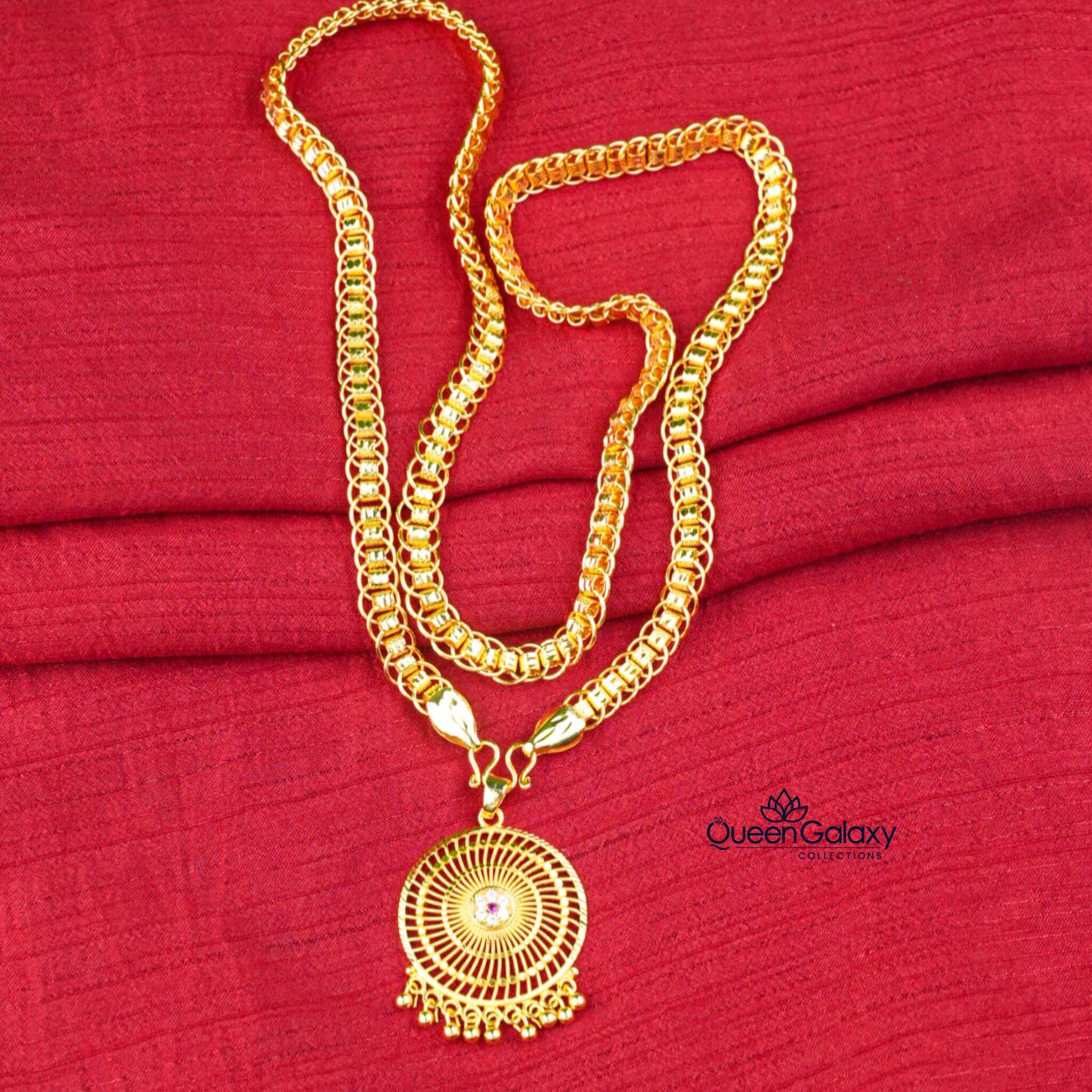 Gold Plated Chain With Pendant