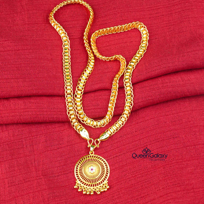 Gold Plated Chain With Pendant