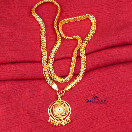 Gold Plated Chain With Pendant