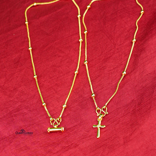 Gold Plated Chain With Pendant