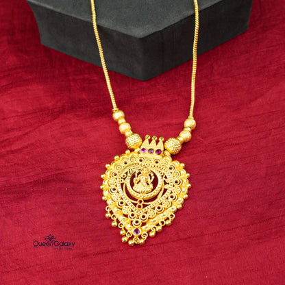 Gold plated Lakshmi Devi Necklace