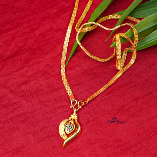 Gold plated Chain With Thali
