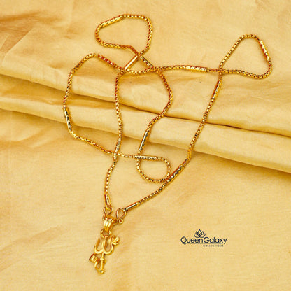 Gold Plated Chain With Pendant