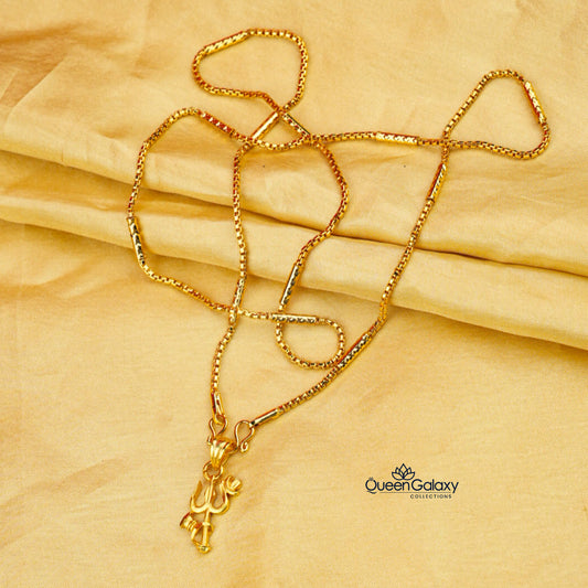 Gold Plated Chain With Pendant