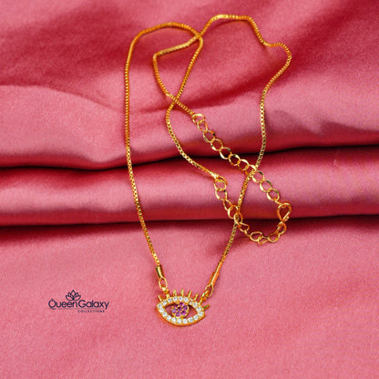 Gold Plated Diamond Replica Necklace